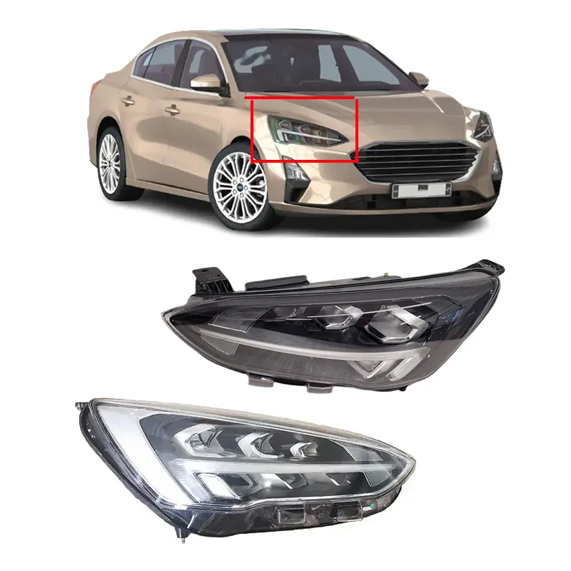 Kit carrozzeria Auto a LED faro anteriore fendinebbia anteriore per faro Ford Focus 2019-2021accesorios