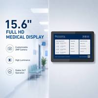 Moniteur HDMI Bestview 15,6 pouces avec support mural VESA capacitif pour maison intelligente