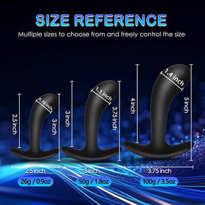 Weiches Silikon Anal Plug Dildo <span class=keywords><strong>Massage</strong></span> Stick Set 3-teilig Adult Erotic Anderes Geschlecht Männlich Weiblich Mastur batoren Butt Plug für Männer Frauen - Product Image 5