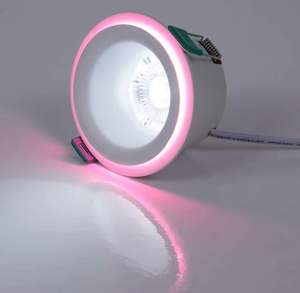 Lámpara de Techo LED de Ambiente Romántico con Cambio de Color, Downlight LED de 8W Regulable CCT con Foco LED de 90mm - Product Image 4