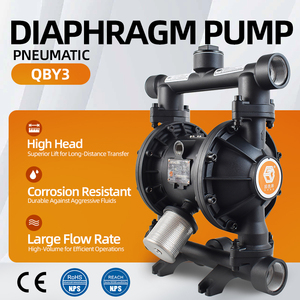 GODO QBY3-40L Pneumatic Double Pump Aluminium Sewage Oil Water Air Operated - Product Image 2