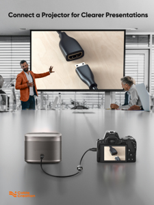 <span class=keywords><strong>Adaptateur</strong></span> Mini <span class=keywords><strong>HDMI</strong></span> vers <span class=keywords><strong>HDMI</strong></span> Cablecreation 4K 60Hz Haute Vitesse Mini <span class=keywords><strong>HDMI</strong></span> 2.0 Mâle vers Femelle Câble Mini <span class=keywords><strong>HDMI</strong></span> - Product Image 4