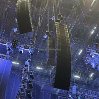 Altavoz Line Array de 2000W, Sistema de Sonido para Exteriores, Unidades de Audio Profesional de 2x12 Pulgadas, Subwoofer de 2x12 Pulgadas
