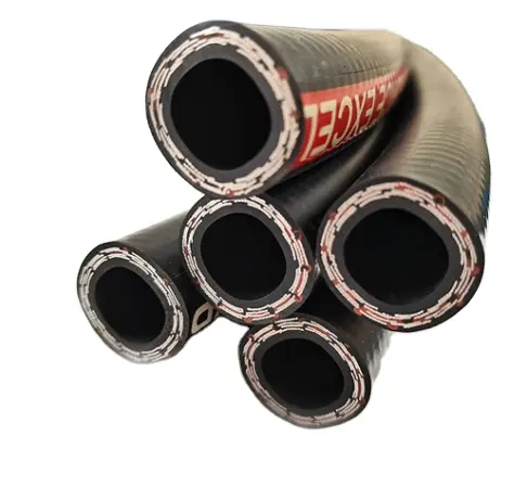 Steel Wire Flexible Braided Oil Hydraulic Rubber Hose High Pressure Hose Tube