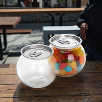 Mini Bidon en Plastique PET de 200 ml avec Logo Personnalisé pour Soda, Eau Minérale, Boissons Alimentaires, Emballage Transparent Facile pour Boissons Gazeuses, Jus, Thé
