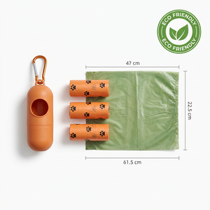 Sacs à déjections canines extra épais 1,5 microns - Contrôle efficace des odeurs, écologiques, portables, anti-fuites, biodégradables pour les détaillants SMB et les animaleries - Product Image 2