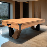 Fournisseur du Guangdong vend des tables de billard modernes de luxe haut de gamme en MDF pour villas, 7, 8 et 9 pieds