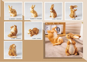 ทําด้วยมือเซรามิคเคลื่อนไหวเดสก์ท็อปตกแต่งแกะตุ๊กตาตกแต่งเครื่องประดับหัตถกรรมแกะ - Product Image 5