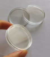 Capsule ronde en acrylique de 40,6 mm pour pièces de monnaie, support pour pièce de monnaie American Silver Eagle