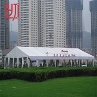 Structure en aluminium préfabriquée pour l'extérieur 20x50, tente de réception Pmarquee Arty pour mariage avec ventilation pour 300, 500, 1000 personnes