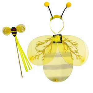 Conjunto de Accesorios de Disfraz <span class=keywords><strong>para</strong></span> Actuaciones Escénicas <span class=keywords><strong>para</strong></span> Niñas, Alas, Antenas y Varita - Product Image 1