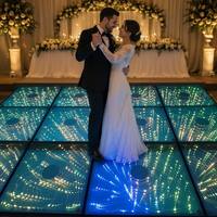 Panneau de sol LED RVB personnalisable effet ciel étoilé, dalles miroir 3D à effet infini pour scènes de luxe et éclairage de clubs haut de gamme