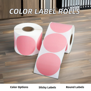 Impresora de Etiquetas Adhesivas Térmicas a Todo Color de 2 Pulgadas, 50.8x50.8mm, Papel Recubierto Impermeable, Personalizable, para Embalaje de Perfumes y Cosméticos - Product Image 3