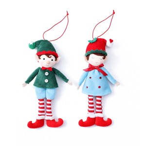 Cute Style Elf Doll In-Stock Plush Christmas Tree Ornaments Knitted Hanging Decorations for Holiday Party Decorations - Product Image 5