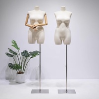Vente en Gros de Mannequins pour le Haut du Corps Féminin Taille Plus en Fibre de Verre