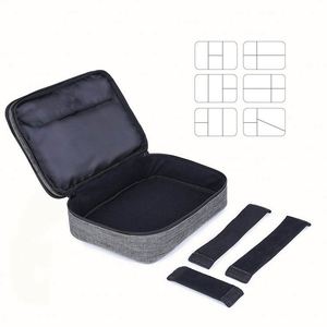 Étui de rangement universel pour câbles de voyage à double couche, certifié BSCI, pour accessoires électroniques et iPad Pro - Product Image 6