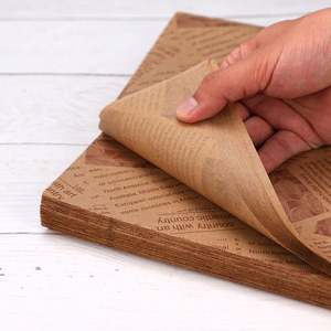 กระดาษไขเคลือบกันติดสำหรับแซนด์วิชและแฮมเบอร์เกอร์ ราคาโรงงาน มีบริการพิมพ์ลายตามสั่ง - Product Image 2