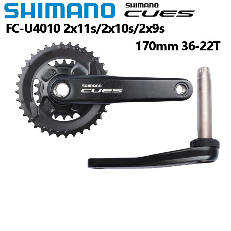 Shimano CUES FC U4010 170MM 36-22T 2x1 1s/10s/9sクランク