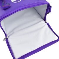 Sac isotherme personnalisé avec logo, recyclable, non tissé, fermeture éclair, bandoulière réglable, grande capacité, réutilisable, thermique, pour vin