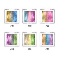 Fard à paupières pailleté duochrome personnalisé, imperméable, couleur arc-en-ciel, fabricant de cosmétiques OEM, palette de fards à paupières, marque privée