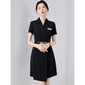 White Women's Suit Dress Slim Fit Polyester Professional Workplace Formal Dress Spring Autumn 2026 New Style Elegant - Product Image 4