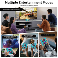 ANBERNI Nouvelle console de jeu vidéo RG DS à double écran avec système Android 14 128 Go Console de jeu portable rétro Fonctionne avec la télévision