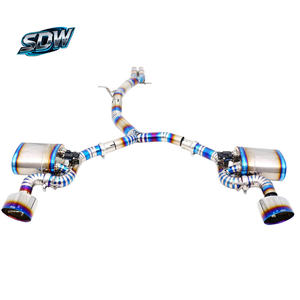 Silencieux d'échappement Catback double en acier inoxydable poli miroir pour modèles <span class=keywords><strong>Audi</strong></span> RS3 <span class=keywords><strong>RS4</strong></span> RS5 S4 S5 Q5, compatible avec le code moteur et le châssis - Product Image 3