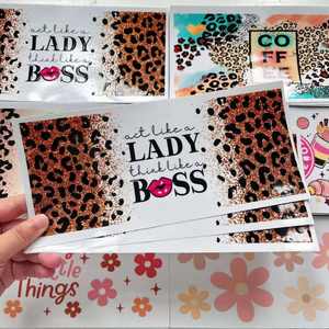 Autocollants UVDTF pour gobelets 9,5*4,3 pouces, motifs Halloween, Citrouille, Thanksgiving, Noël, Transferts UV DTF pour gobelets - Product Image 2