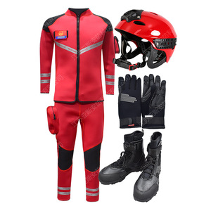 Traje de Rescate Acuático Yasyan, Conjunto de Rescate de Emergencia para Bomberos (Casco, Botas, Guantes) - Product Image 4