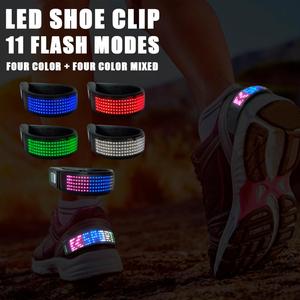 <span class=keywords><strong>Led</strong></span> Tin Nhắn Giày Giày Giày An Toàn Clip Sáng Nhấp Nháy Ánh Sáng Cho Thể Thao Ngoài Trời Ban Đêm RUNNERS Chạy Bộ Đi Xe Đạp Trẻ Em - Product Image 3