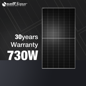 แผงโซลาร์เซลล์แบบฮาล์ฟเซลล์ 700W 730W ประสิทธิภาพสูง โมโน PV โมดูล สำหรับระบบพลังงานแสงอาทิตย์ที่อยู่อาศัยและเชิงพาณิชย์ - Product Image 5