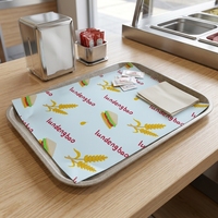 Papier d'emballage alimentaire écologique, imperméable, résistant à la graisse, enduit de PE, personnalisé, pour plateau, pour emballer les hamburgers, pour la pizza