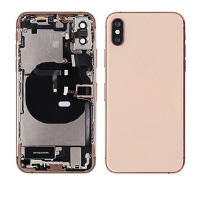 ฝาครอบแบตเตอรี่พร้อมถาดใส่ซิม,พร้อมสายแพรประกอบสำหรับ <span class=keywords><strong>iPhone</strong></span> <span class=keywords><strong>XS</strong></span> Body ตัวเรือนเต็มโครงโครงตรงกลาง - Product Image 1