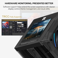 Thermalright Phantom Spirit 120 Vision EVO refroidisseur d'air Cpu avec ventilateur PWM à écran LCD IPS de 3,95 pouces