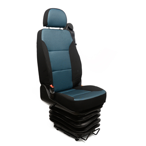 KL Seating Siège de sport de camion en tissu de cuir réglable Ceinture à trois points Capteur de boucle électrique Caractéristique arrière modifiée pour - Product Image 4