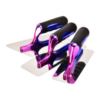 Outils de construction : Truelles de finition pour plaques de plâtre en acier inoxydable, truelles à mastic pour béton, truelles à peinture, truelles pour plâtre vénitien