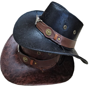 Sombrero de Vaquero Estilo Western Vintage Unisex Nuevo Jazz para Viajes al Aire Libre Protección Solar Montañismo SUN <span class=keywords><strong>ERA</strong></span> Bordado 3D Cuatro Estaciones - Product Image 3