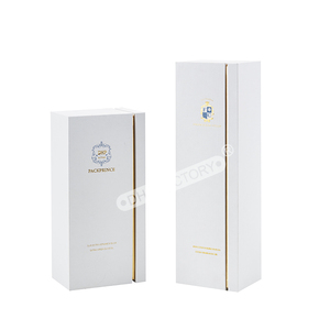 Boîte de papier Scodix imprimée en noir personnalisé haut de gamme avec couvercle magnétique laminé mat pour emballage de vin, y compris mousse Eva avec velours - Product Image 6