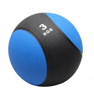 อุปกรณ์ฟิตเนสในเชิงพาณิชย์ยางโยคะยาบอลสองสี Slam Ball Medicine Ball