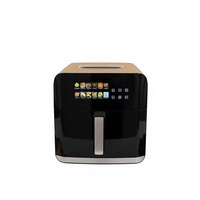 Four à Friture Sans Huile Numérique Intelligent en Acier Inoxydable Grande Capacité 6L pour Usage Commercial et Domestique avec Fenêtre d'Observation Livraison Gratuite