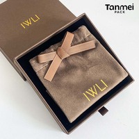 Nouvelle Collection : Boîte à Bijoux Tiroir en Papier Brun Personnalisée pour Colliers, Bagues et Bracelets – Vente en Gros Usine
