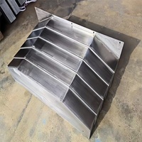 Couverture télescopique en acier pour machine-outil CNC |   Équipement d'automatisation industrielle, protection contre la poussière, longue durée de vie