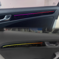Lumière ambiante ciel étoilé 64 couleurs pour Audi A4 A5 Q8 B8 2007-2015, lampes d'ambiance, symphonie dynamique arc-en-ciel, éclairage intérieur automobile