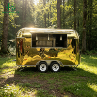 Remorque alimentaire mobile sur mesure de haute qualité avec design compact pour la restauration en plein air et les festivals
