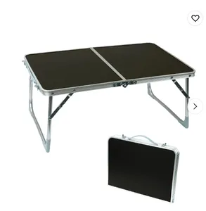 Kleine Aluminium Aangepaste Logo Tafel <span class=keywords><strong>Outdoor</strong></span> Draagbare Picknick Tafel Camping Klaptafel
