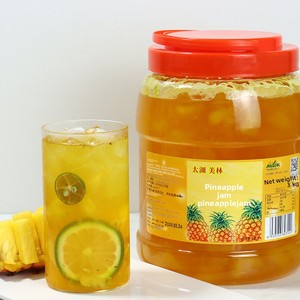 Mermelada y Salsa de Piña Taihu Meilin, 3 kg, envasada, con trozos de piña, procedente de China continental, para té - Product Image 4