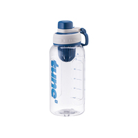Bouteille d'eau en PC de 1300 ml, grande capacité, qualité alimentaire, gourde de sport, logo personnalisé pour étudiants, gym, fitness, camping, randonnée