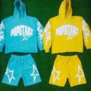 DCY Set da <span class=keywords><strong>Donna</strong></span> <span class=keywords><strong>con</strong></span> Felpa Corta <span class=keywords><strong>con</strong></span> Zip e Pantaloncini da Ciclista, Felpa Luccicante <span class=keywords><strong>con</strong></span> Cuciture Sfumate, Set 2 Pezzi <span class=keywords><strong>con</strong></span> Diamanti Luccicanti Rosa e Nero - Product Image 3