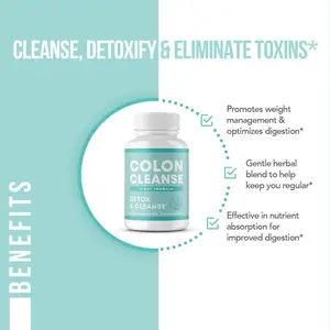 Top Sales Organic Colon Detox Cleanse Sweep Premium Natural Dietary Health Supplement 60 Capsules/pills