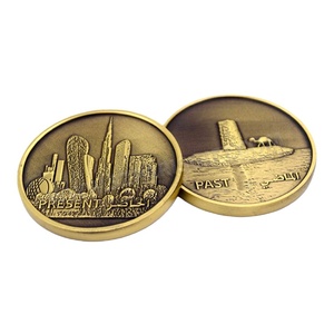 Pièce commémorative des Émirats arabes unis gravée en 3D personnalisée, plaquée antique avec inscription « <span class=keywords><strong>Passé</strong></span> contre » Pièce commémorative à thème idéale pour les souvenirs culturels - Product Image 5